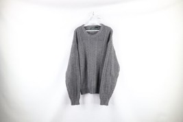 Vintage 90s Streetwear Womens Large Chunky Ribbed Knit Crewneck Sweater ... - £40.59 GBP