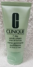 Clinique 7 DAY SCRUB CREAM Rinse-Off Formula Gently Cleanser Skin 1 oz/3... - $12.99