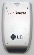 Genuine Lg VX3300 Verizon Battery Cover Door Silver Flip Cell Phone Back Panel - £3.20 GBP