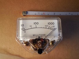 New Varian Helium Leak Detector Millitorr Pressure Gauge Meter 2k ATM SH... - $32.59