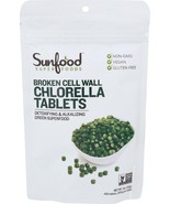 12/26 Sunfood Superfoods Chlorella Tablets Broken Cell Wall - 4 oz Bag - $399.81 MXN