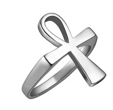 Stainless Steel Polished Fashion Egyptian Jewelry Ankh - $47.83