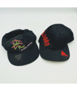 Vintage Snap Back Marlboro &amp; Salem Hat Lot Black Embroidered Bronco On B... - $609.51 MXN