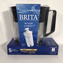 Brita Soho 5-Cup Black Water Pitcher with 1 Advanced Filter - NEW &amp; SEALED - £18.06 GBP