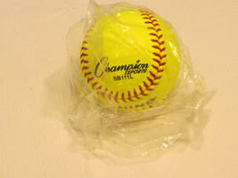 1 softball Champion Sports SB111L NFHSA Cork Core 11 in Yellow official ... - £12.33 GBP