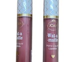 2 Tubes Joah Matte Liquid Lipstick Color Pink Smoothie NIB - $13.12