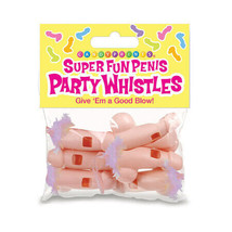 Super Fun Penis Party Whistles 6-Pack - $21.37