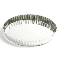 Norpro 9.5 Inch Quiche Tart Pan with Removable Base, Silver - $30.99