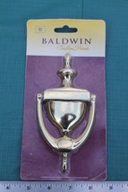 New Baldwin Lifetime Solid Brass Door Knocker Custom Decor Nice Classic Design - £12.17 GBP