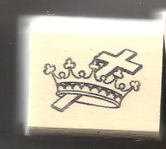  Knights Templar logo Masonic Rubber Stamp small - £6.19 GBP