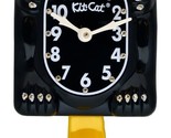 Limited Edition Black/Yellow Kit-Cat Klock Swarovski Crystals Jeweled Clock - £93.68 GBP