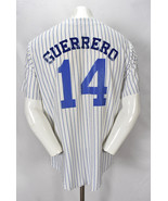 Vintage Teamwork Athletic Apparel Baseball Jersey Pinstriped Valley Size... - $54.14 CAD