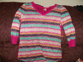 No Boundaries Pink V-neck Lace Back Shirt Size XL (15/17) Women&#39;s NEW - £12.68 GBP