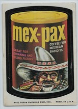 Mex-Pax Coffee 1974 Wacky Packages Series 7 spoof of Max-Pax Coffee - $4.99