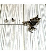 Metal Paper Fasteners Brads Screw Head Pewter 10mm 25 pack Creative Impr... - $3.49