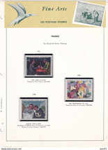 France 1961 and up Art series Paintings on pages MNH 15857 - £19.46 GBP