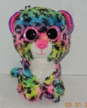 TY Silk Dotty Beanie Babies Boos The Leopard plush toy - £7.65 GBP