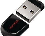 Sandisk Cruzer Fit USB Flash Drive, 64 GB, Black (SDCZ33-064G-A46) - $29.07
