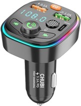 Bluetooth Car Adapter Fm Transmitter Bluetooth Wireless Modulator with L... - $16.99