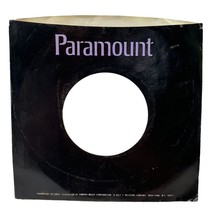 Paramount Records Company Sleeve 45 RPM Vinyl Black with Purple Logo - £7.03 GBP