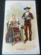 Spain 1892 Trade Card Singer Sewing Machines - $2.97