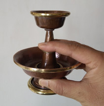 Tibetan Buddhist Serkem Wine/Water Offering Bowls 4.5&quot; - Nepal - $99.99