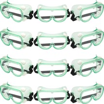 Goggles Safety Vented Clear 12 Glasses FindingKing - £32.43 GBP