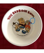 Vintage 1986 The Bedrock Bowl Flintstones Barney Hanna Barbera Productions - $112.24 MXN