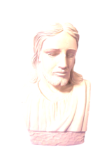 2004 Jesus Chalkart Bust Figurine Jardyns Jardyms 12&quot;Tall Religious Figure - $39.55