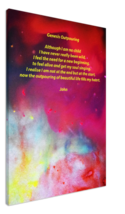Geneisi Outpouring by John - 28 x 40&quot; Quality Stretched Canvas Wisdom Ar... - $120.00