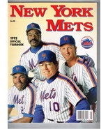 1992 MLB New York Mets Yearbook Baseball Shea Stadium eddie murray bret ... - $680.63 MXN