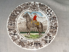 Vintage Canadian Royal Mounted Police Commemorative Plate - £11.95 GBP
