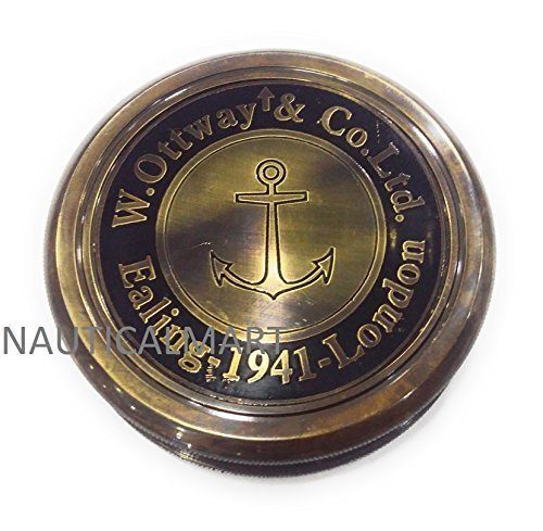 NauticalMart Vintage Antique Nautical Marine Copper Brass Poetry Compass - $29.00