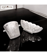 Bohemian Lead Crystal Ice Bucket and Snack Bowl in Stil - $4,261.01 MXN