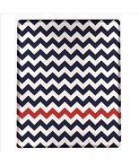 Nautical Chevron Stripe Lightweight Dye Print Throw Blanket 50x60 inches - $542.28 MXN