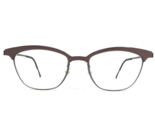 Lindberg Occhiali Montature 9819 U14 Lucido Rosso Bordeaux Opaco Viola 5... - $261.43