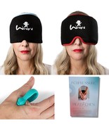 Migraine Headache Relief Cap Wraps for Hot/Cold Therapy - Neoprene Acupr... - £39.45 GBP