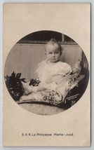 S.A.R. La Princess Marie-Jose Belgium Postcard X26 - $14.95