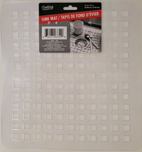 Kitchen Sink Mats 12.5” x 11” Soft Clear Plastic Grid 1 Ct/Pk - $3.46