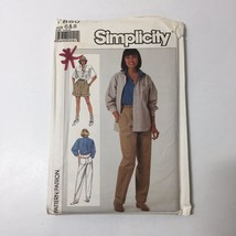 Simplicity 7860 Size 6 8 Misses&#39; Pants Shorts Loose-Fitting Shirt - £10.13 GBP