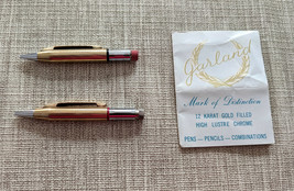 Vintage Garland Gold Filled Twin-O-Matic Pen Pencil Half Rare Sales Samp... - $59.39