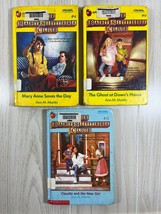 The Baby-Sitters Club hardcover library binding lot 3 vintage books ROUGH COPIES - £7.75 GBP