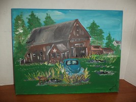 The Old Barn Painting # 180 - £19.98 GBP