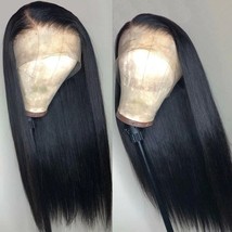 Brand New Wicca Fashion Human Hair Lace Front Wig Size20&quot; Natural Color ... - £124.96 GBP