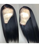 Brand New Wicca Fashion Human Hair Lace Front Wig Size20&quot; Natural Color ... - £126.41 GBP