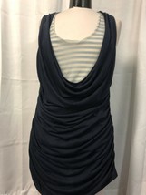 J. W. Woman Women&#39;s Navy Blue Tank Top Size 1X NWT - $6.93