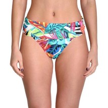 NWT RALPH LAUREN Womens Size 4 &quot;Rainforest&quot; Printed Shirred Hip Bikini B... - £14.00 GBP