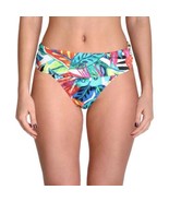 NWT RALPH LAUREN Womens Size 4 &quot;Rainforest&quot; Printed Shirred Hip Bikini B... - $339.09 MXN