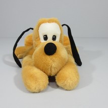 Disney Pluto 13 inch Beanbag Plush Dog Cartoon Laying - £11.32 GBP
