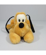 Disney Pluto 13 inch Beanbag Plush Dog Cartoon Laying - £11.53 GBP